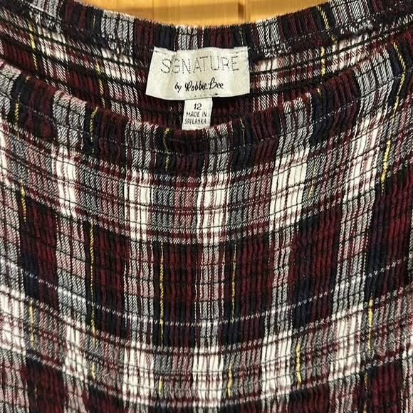 SIGNATURE by Robbie Bee Plaid Off-Shoulder Dress - Picture 3 of 5